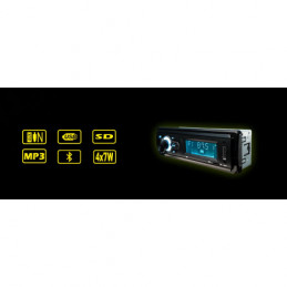 Autorradio Philips CE-235BT con manos libres Bluetooth, 4x50W, Usb, micro  SD y Aux-in