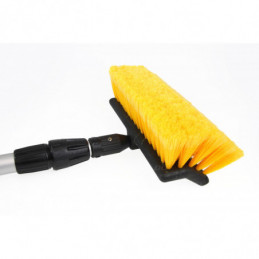 Cepillo lavacoches de cerdas suaves con mango teléscopico 2 metros