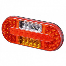Piloto trasero oval de led...