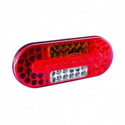 Piloto trasero oval de led...