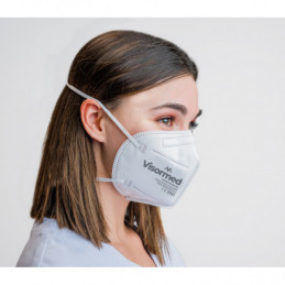 Mascarilla FFP2 blanca con...